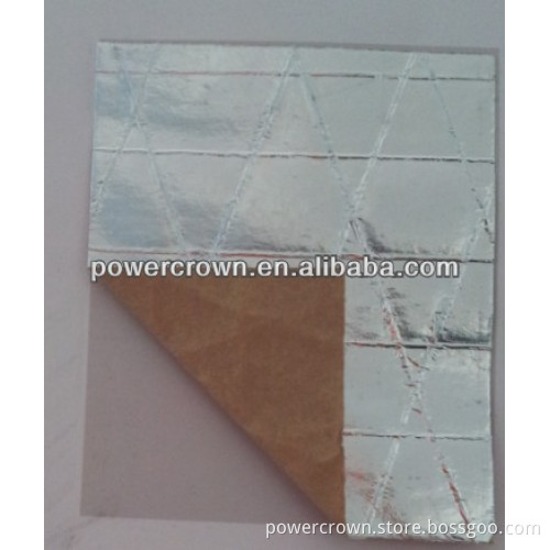 fire retardant aluminium foil/insulation aluminium woven foil heat insulation material